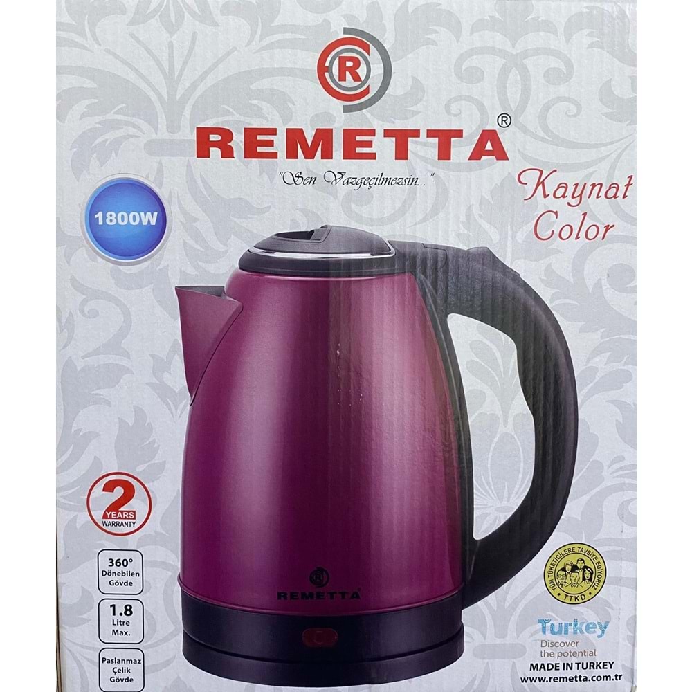 REMETTA COLOR RENKLİ ÇELİK KETIL*8