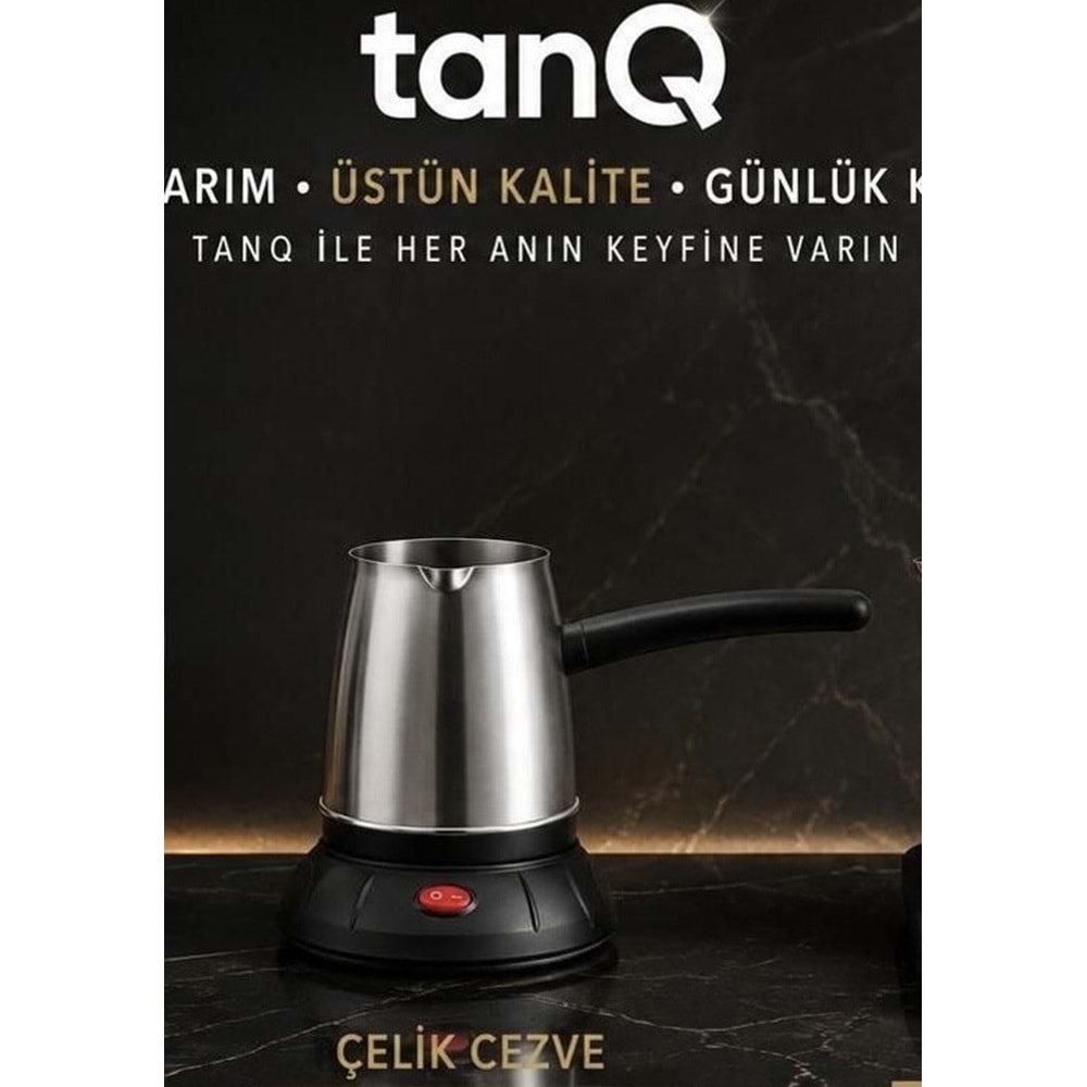TANQ ELEKTRİKLİ ÇELİK CEZVE*12